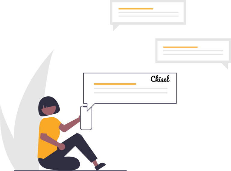 Borrow tools and other items with Chisel on the how it works page